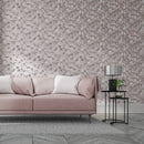 Muriva Elixir Cube Marble Rose Gold Wallpaper 166511
