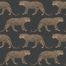 Rasch Portfolio Leopard Black & Gold Wallpaper 215311
