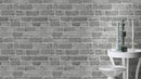 Rasch Urban Faux Brick Grey Wallpaper 217346