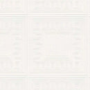 Belgravia Richmond Blown Vinyl Geometric White Wallpaper 5835