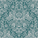 Holden Decor Harlen Woodland Damask Green Wallpaper 90805