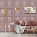 Oliana Panel Wallpaper Pink Belgravia 8488