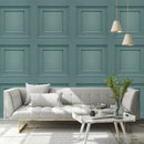 Oliana Panel Wallpaper Soft Teal Belgravia 8489