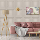 Oliana Panel Wallpaper Dark Cream Belgravia 8493