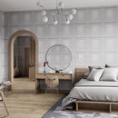 Amara Panel Vinyl Wallpaper Dove Grey Belgravia 7376