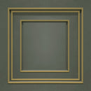 Amara Panel Vinyl Wallpaper Charcoal / Gold Belgravia 7386