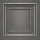Amara Panel Vinyl Wallpaper Silver / Gunmetal Belgravia 7390