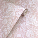 Harlen Woodland Damask Wallpaper Dusky Pink Holden 90161