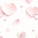 3D Hearts Glitter Wallpaper Pink Muriva J92603