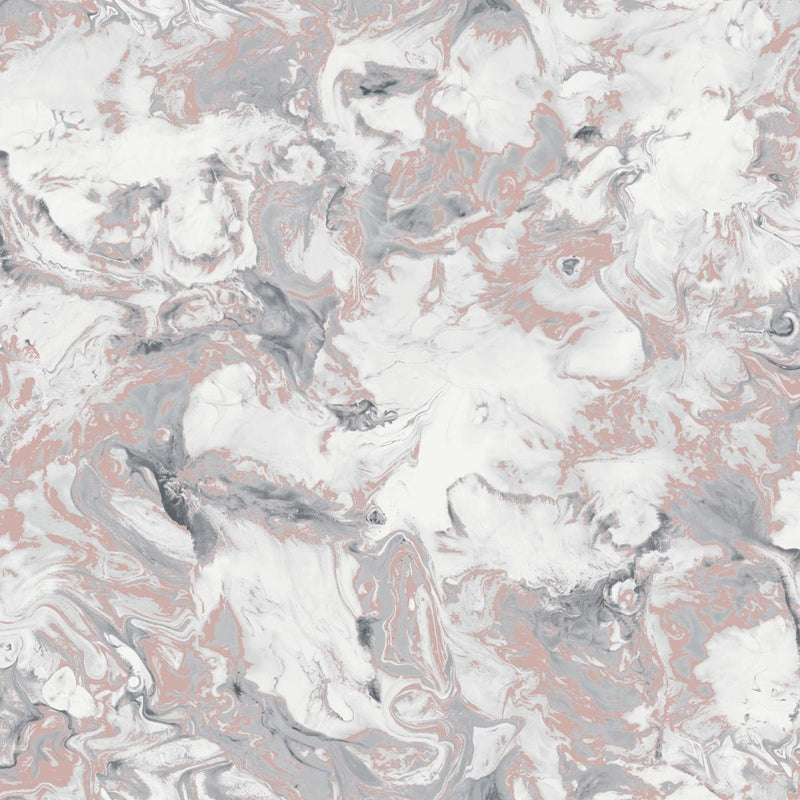 Elixir Marble Wallpaper Rose Gold / Grey Muriva 166502