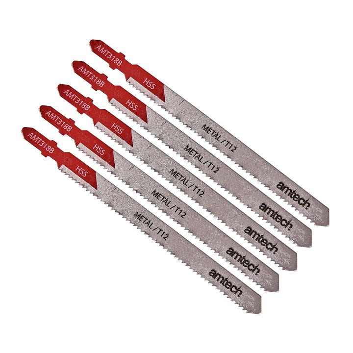 Amtech 5pc Metal Jigsaw Blade Set (AMT318B) M1614