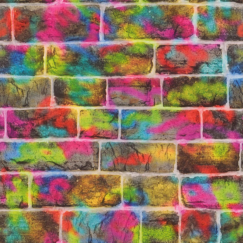 Brick Graffiti Wallpaper Rasch 291407