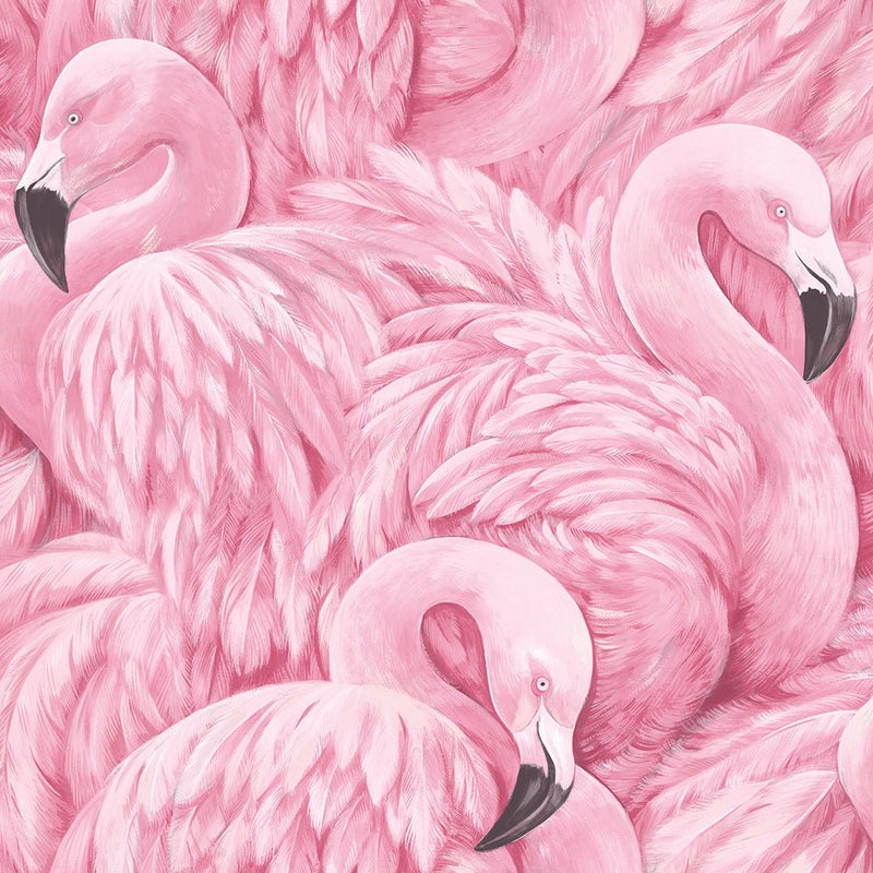 Flamingo Wallpaper Pink Rasch 277890