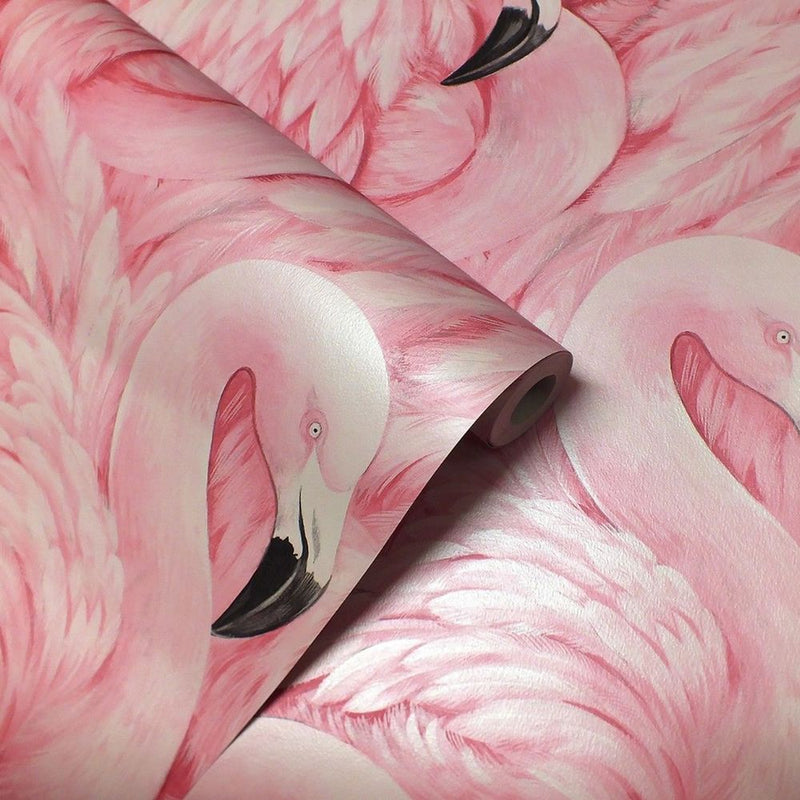 Flamingo Wallpaper Pink Rasch 277890