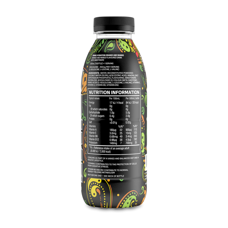 Prime Hydration KSI Orange Mango (Limited Edition) (500ml)