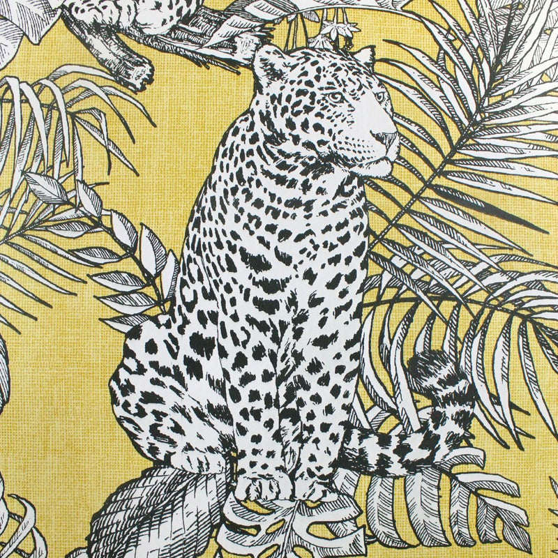 Mamboa Leopard Wallpaper Ochre Muriva 173522