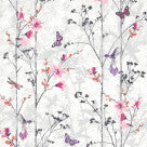 Muriva Eden Butterflies Pink Wallpaper 102550