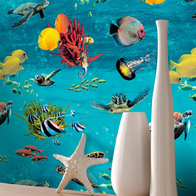 Portfolio XII Sea Life Wallpaper Multi Rasch 310405