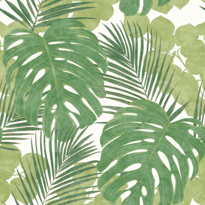 Portfolio XII Jungle Leaves Wallpaper Green Rasch 214628